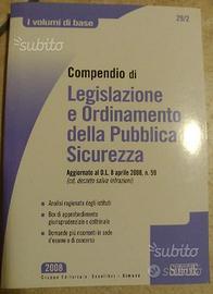 Compendio di Legislazione e Ordinamento Pubblica S