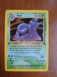 Muk 13/62 Fossil Card Pokemon 2000 1st