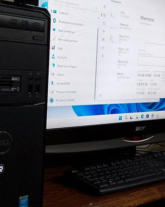 PC  fisso funzionante con SSD nuovo ed altro