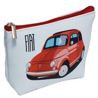 Portamonete stampa 500 verde e rossa