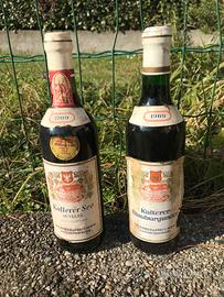 Bottiglie di vino Kalterer vintage ' 69