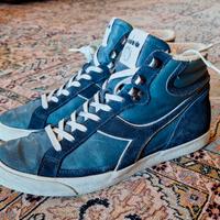 Diadora sneakers blu alte - taglia 42 EUR