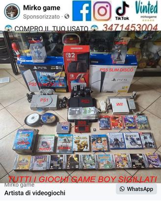 vari giochi e console PREZZI IN DESCRIZIONE