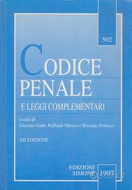 Codice penale e leggi complementari Simone 1997
