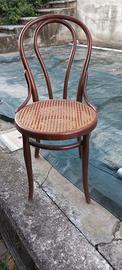 Set 6 sedie Thonet originali primi ’900 legno curv