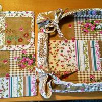 Set porta mollette ricamato