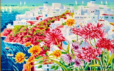 Faccincani Da un viaggio  … ser.pol. su tela