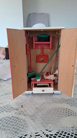 Mini Armadio Guardaroba Vintage IN LEGNO