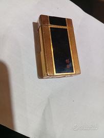 accendino DuPont con lacca cinese placcato d'oro o