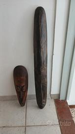 maschere e sculture africane in legno 