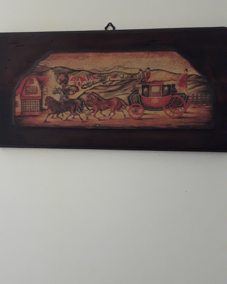 N.3 Quadretti legno stile rustico per cucina