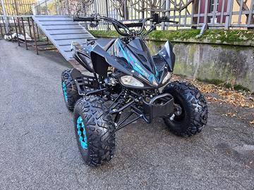 QUAD 125cc Ruote 8 SPORT BLACK/BLUE