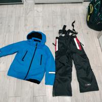 GIUBBOTTO PANTALONE BAMBINO MONTAGNA SCI