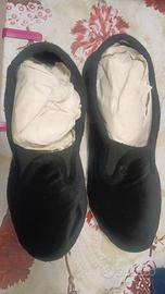 Scarpez friulane scarpette velluto nero uomo 42