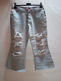 jeans donna (sopra la caviglia) tg 42 M