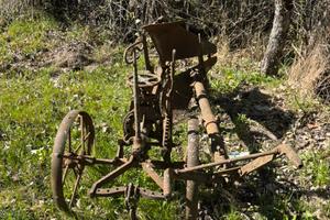 aratro in ferro vintage