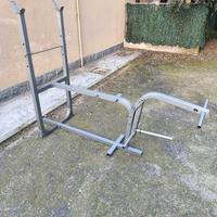 Panca con supporto per bilancere