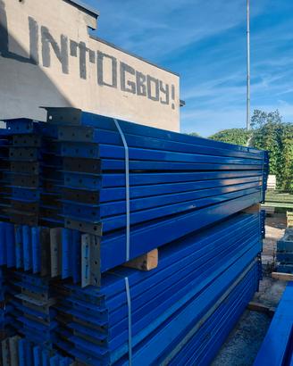 scaffalature portapallets scaffali incastro usati 