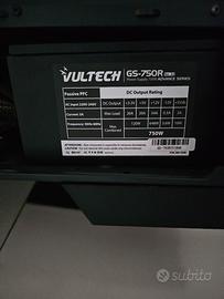 Alimentatore gaming vultech 750 watt