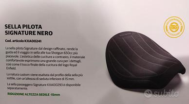 Sella signature Royal Enfield 