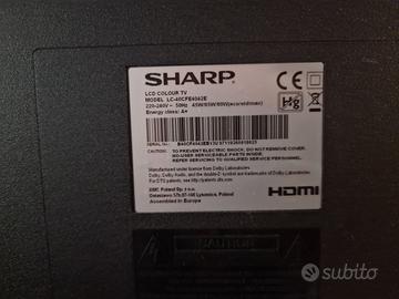 tv sharp lcd 40 pollici