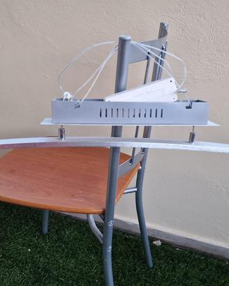 Lampada da soffitto a led curva