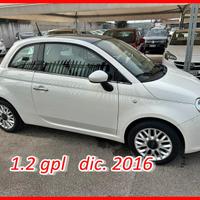 Fiat 500 1.2 GPL con veglia digitale 12/2016