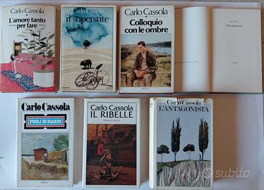 Set n.7 libri Carlo Cassola
