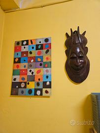 Maschere africane in legno intagliato 