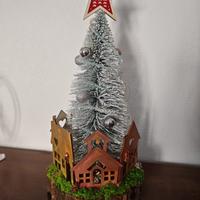 PRESEPE IN MINIATURA IN ABITAZIONE NATALIZIA CON A