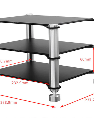 TOPPING SR2 - HiFi Mini Audio Rack da tavolo