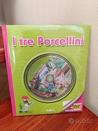 Libro I tre porcellini con DVD 