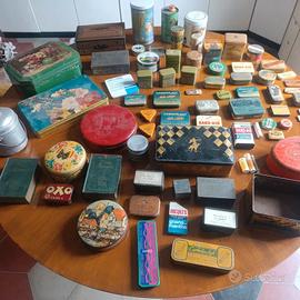 scatole di latta tolla Ferro da collezione