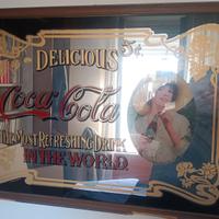 4 specchi serigrafati da bar -originali