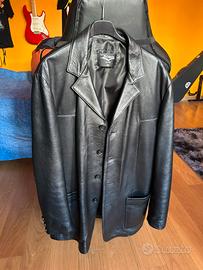 Blazer in vera pelle di agnello