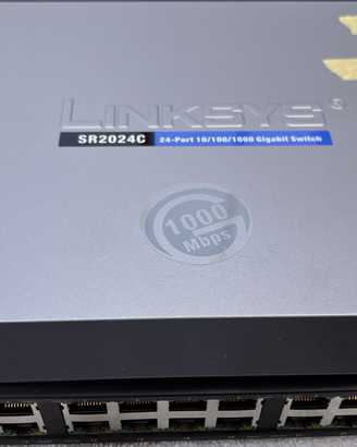 Linksys switch 24 porte + 2x Gbic - SR2024C
