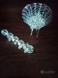 Oggetti in vetro soffiato e Swarovski 