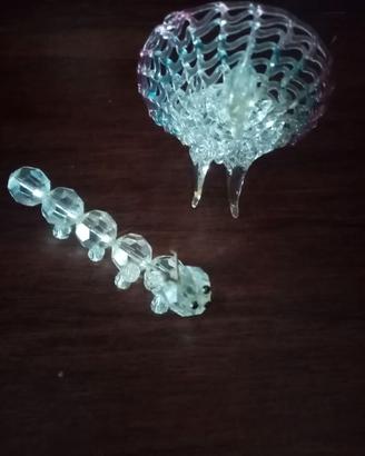 Oggetti in vetro soffiato e Swarovski 