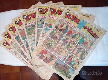 Fumetti il Vittorioso 1938 vintage 8 giornali