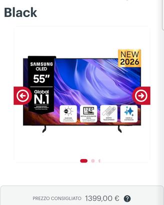 Samsung TV 55" OLED 4K NUOVA SIGILLATA 