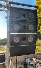 Impianto line array autocostruito 