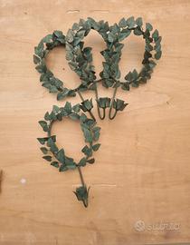 Candelabri da muro anni 50