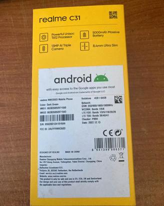 realme C31 smartphone