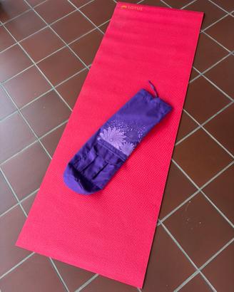 Tappetino yoga con custodia