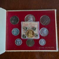 100 LIRE ORO PIO XII SERIE 1958 CERTIFICATA FDC