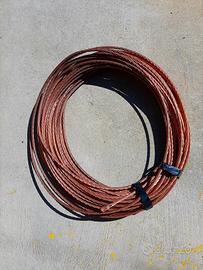 Cavo corda treccia di rame da 35mmq lunghezza 50m
