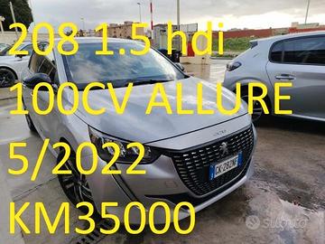 Peugeot 208 1.5 HDI 100CV ALLURE **PREZZO REALE**U
