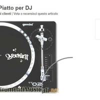 Piastra gemini tt02 - giradischi a trazione dirett