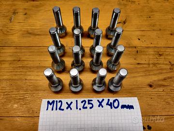 Viti cerchi in lega M12x1.25 lunghe (16 pezzi)