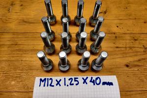 Viti cerchi in lega M12x1.25 lunghe (16 pezzi)